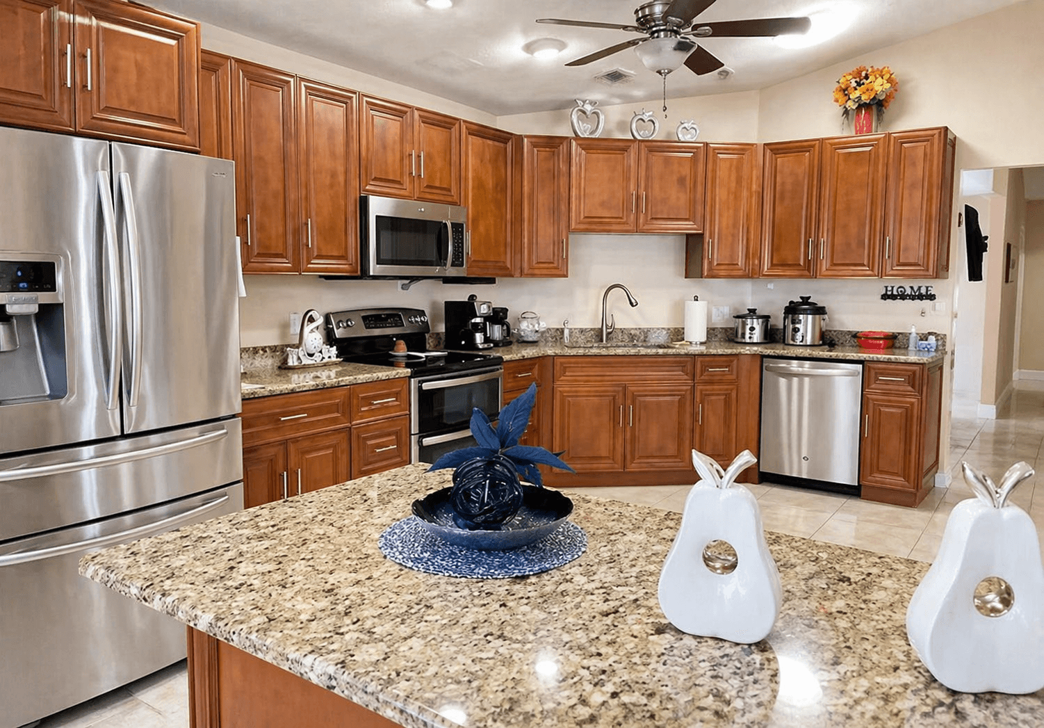 Modern and clean kitchen area